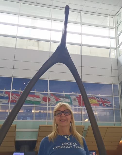 Nanette travelling from DFW international airport