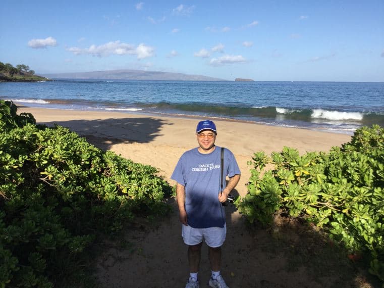 James, enjoying Maui Hawaii