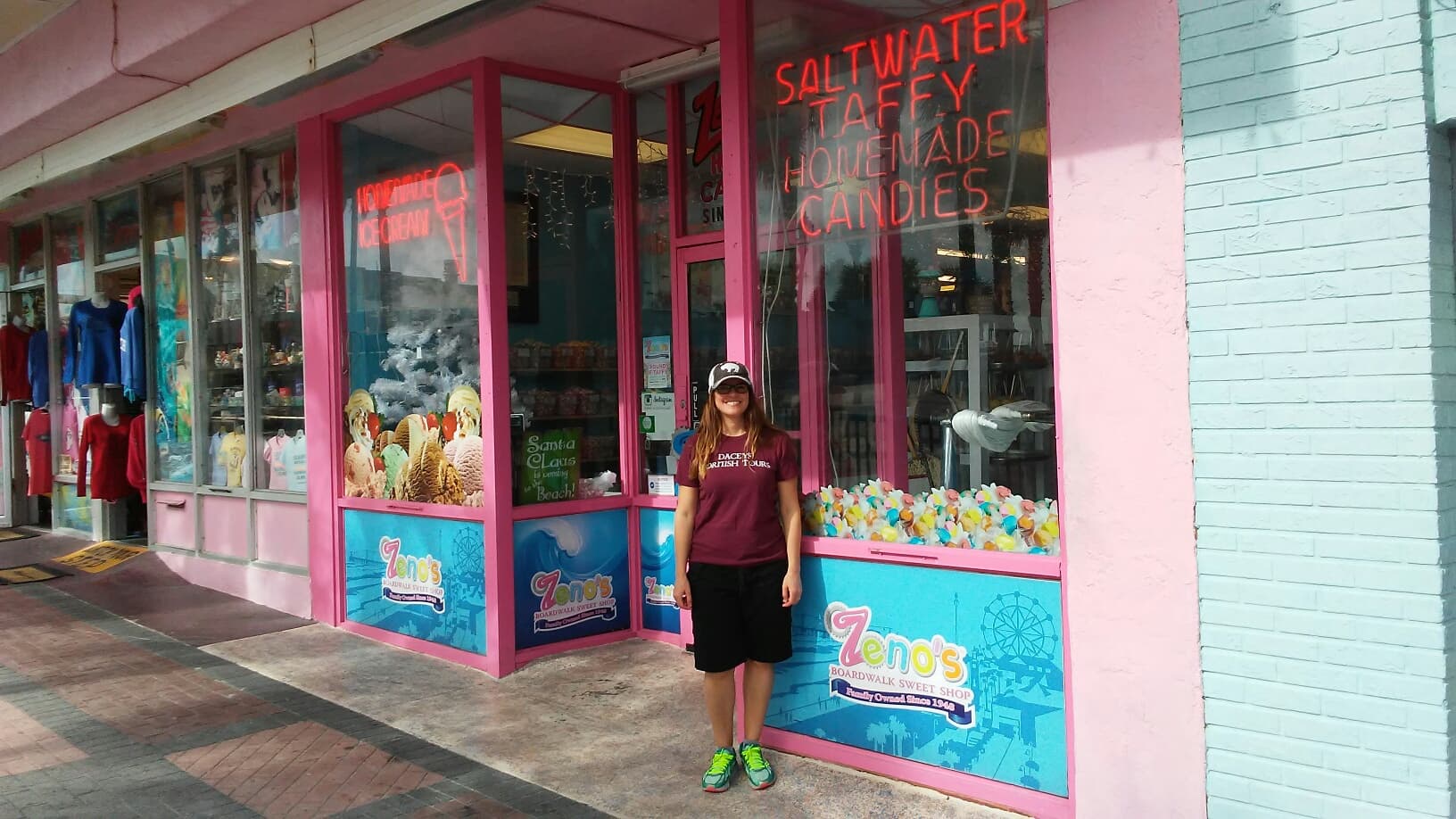 Nikki, enjoying Daytona beach Pier Florida