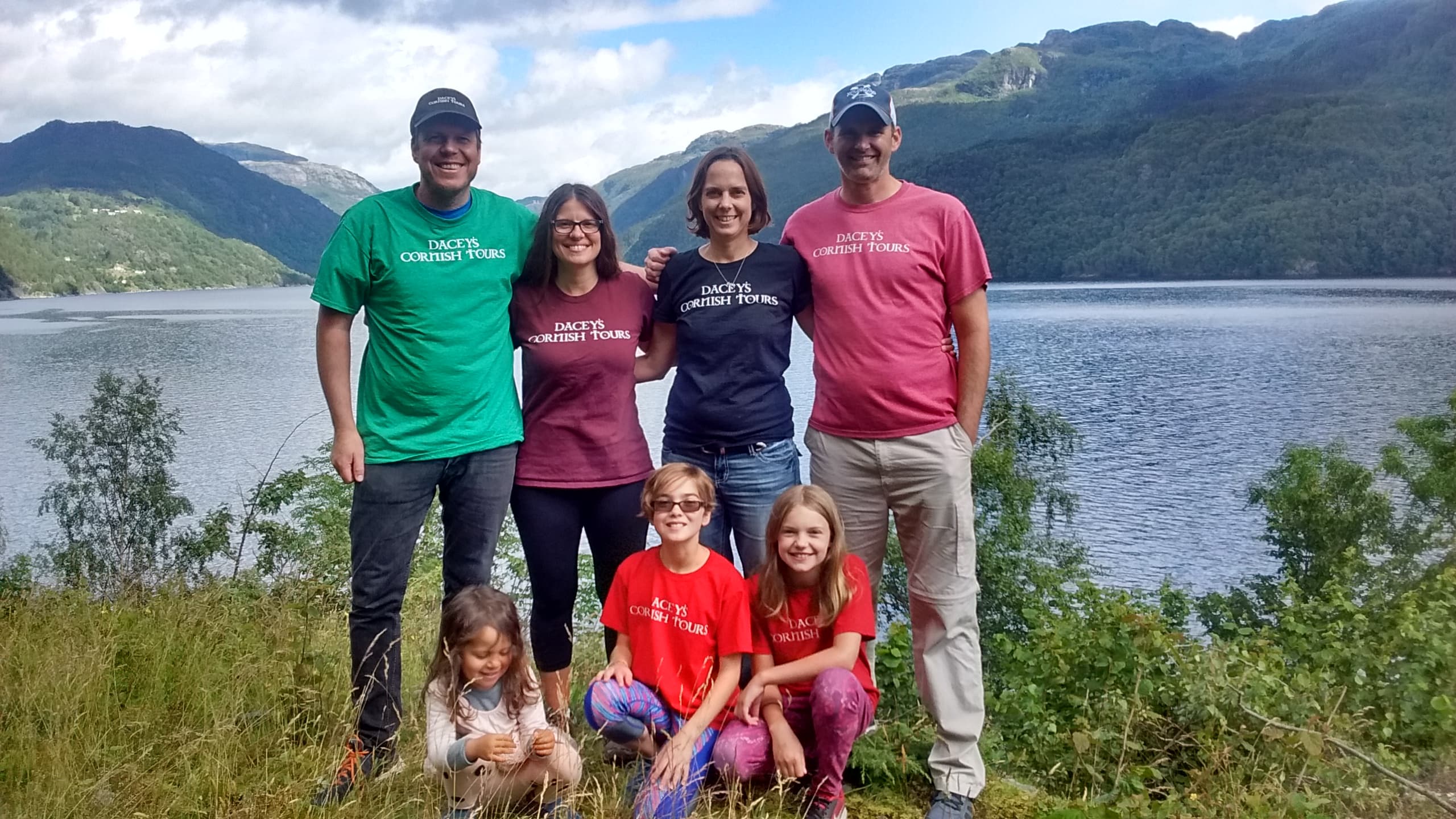 Friends enjoying Hylsfjord, Norway