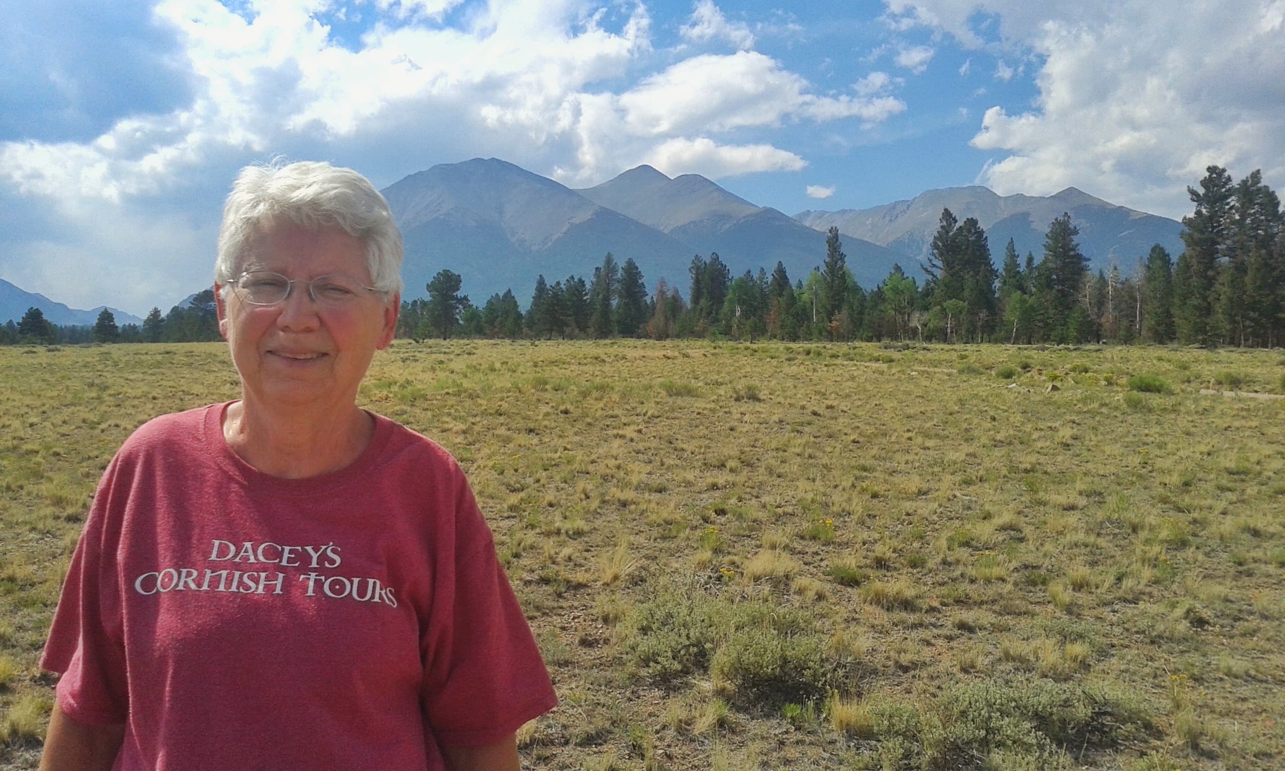 Betty, hiking Colorado Rockies, USA