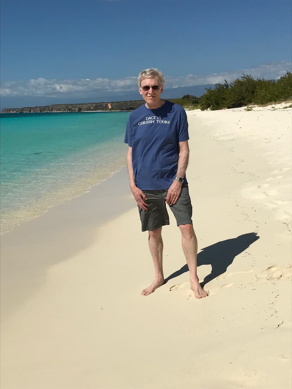 Chuck, relaxing at the beach Dominican Republic