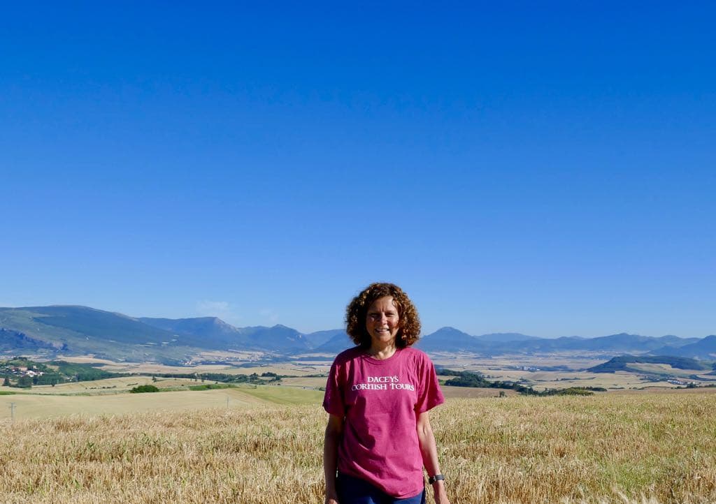 Suzanne, completing Camino De Santiago