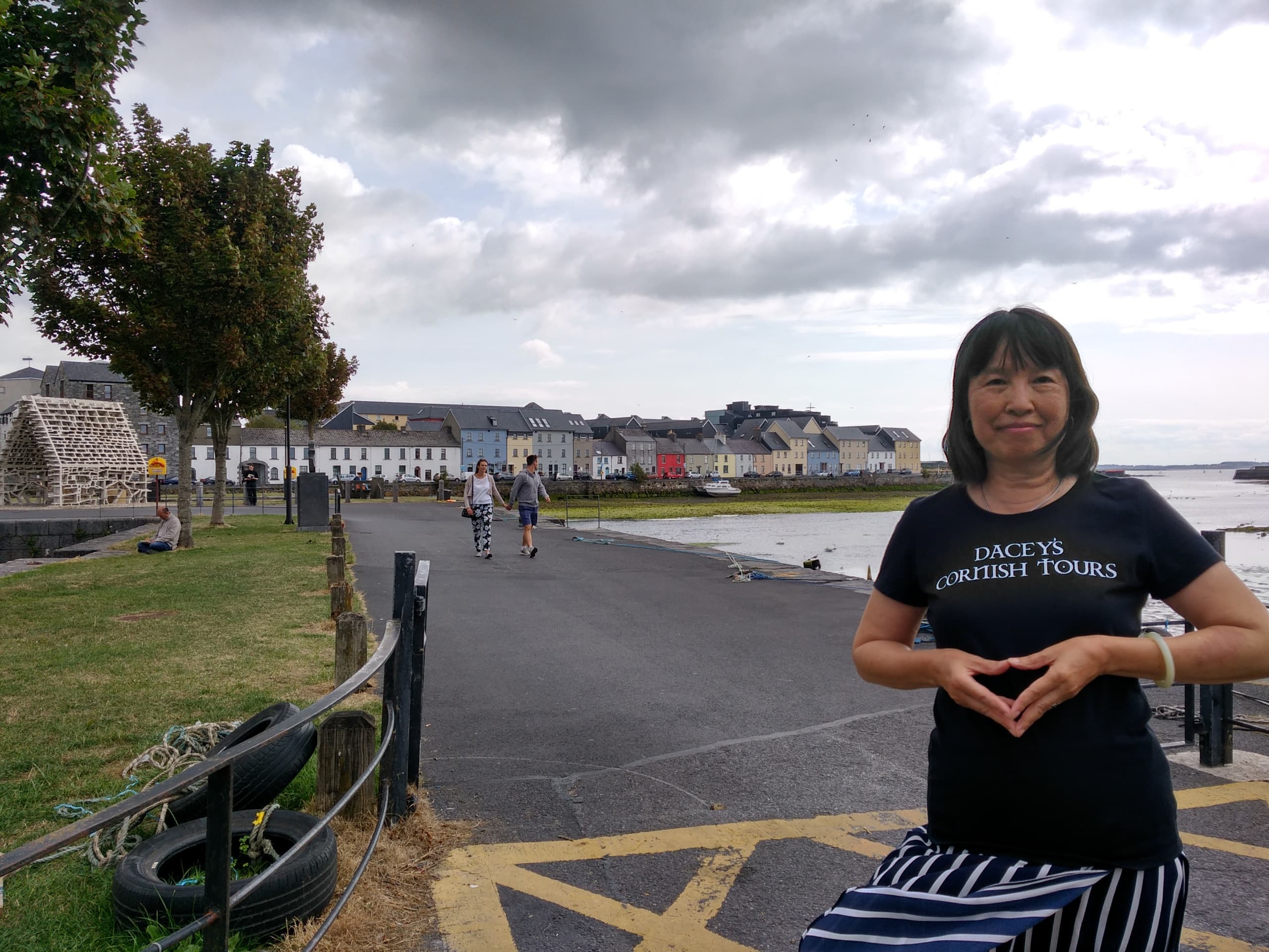 Yulee, walking in Galway Ireland.