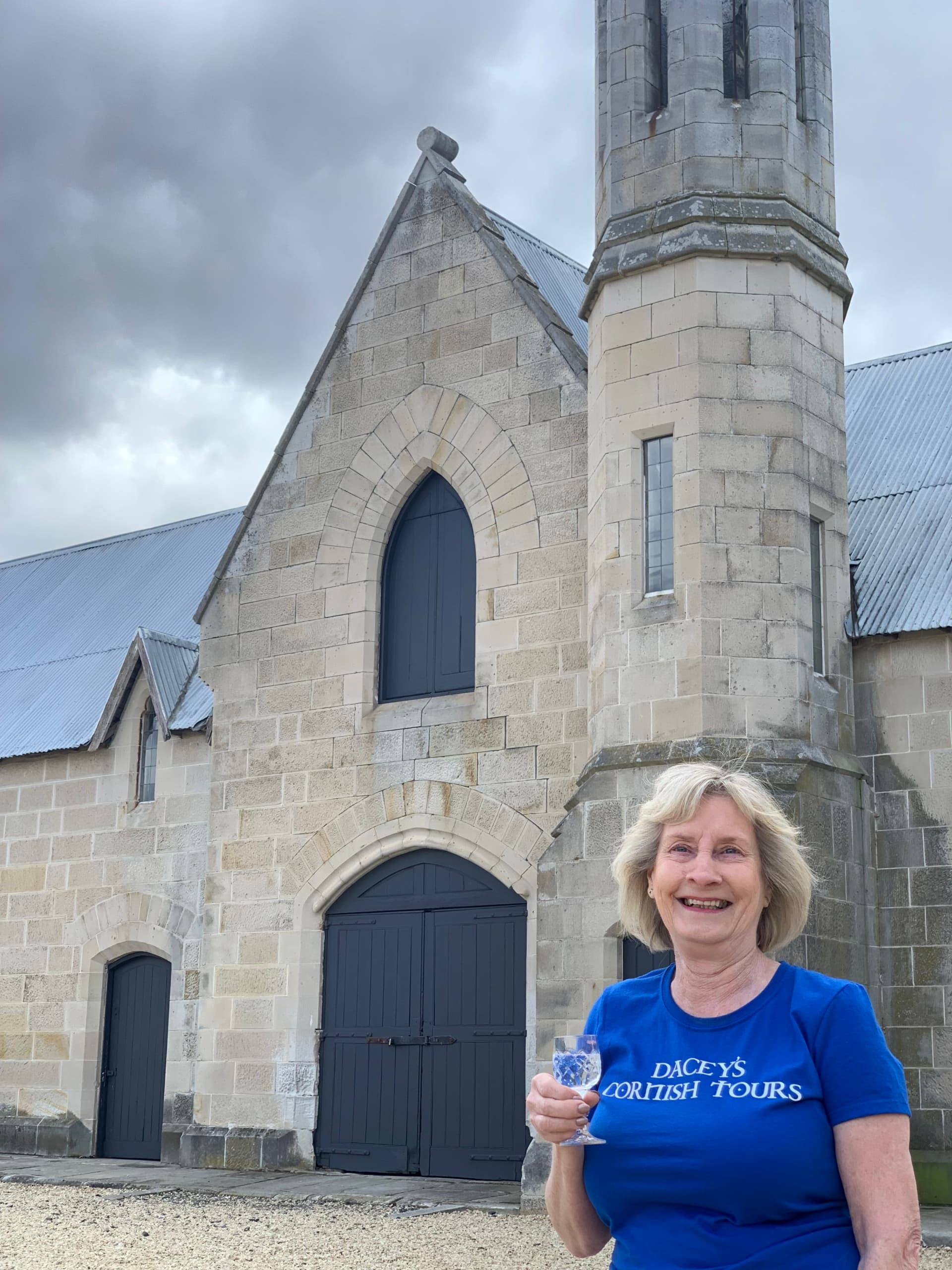 Kelsey,visiting Historical stables, Pontville Tasmania