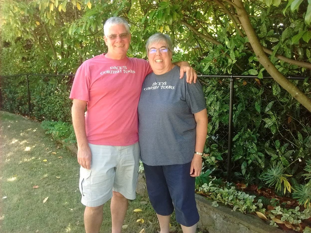 Stew & Karen, visiting Victoria B.C Canada