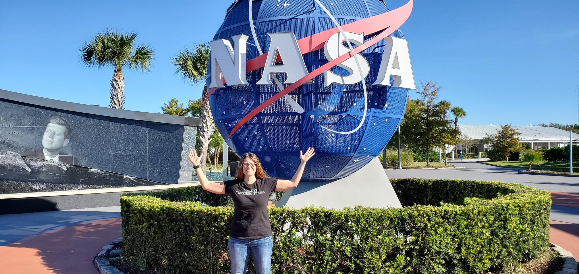 Nikki,visiting NASA, Florida
