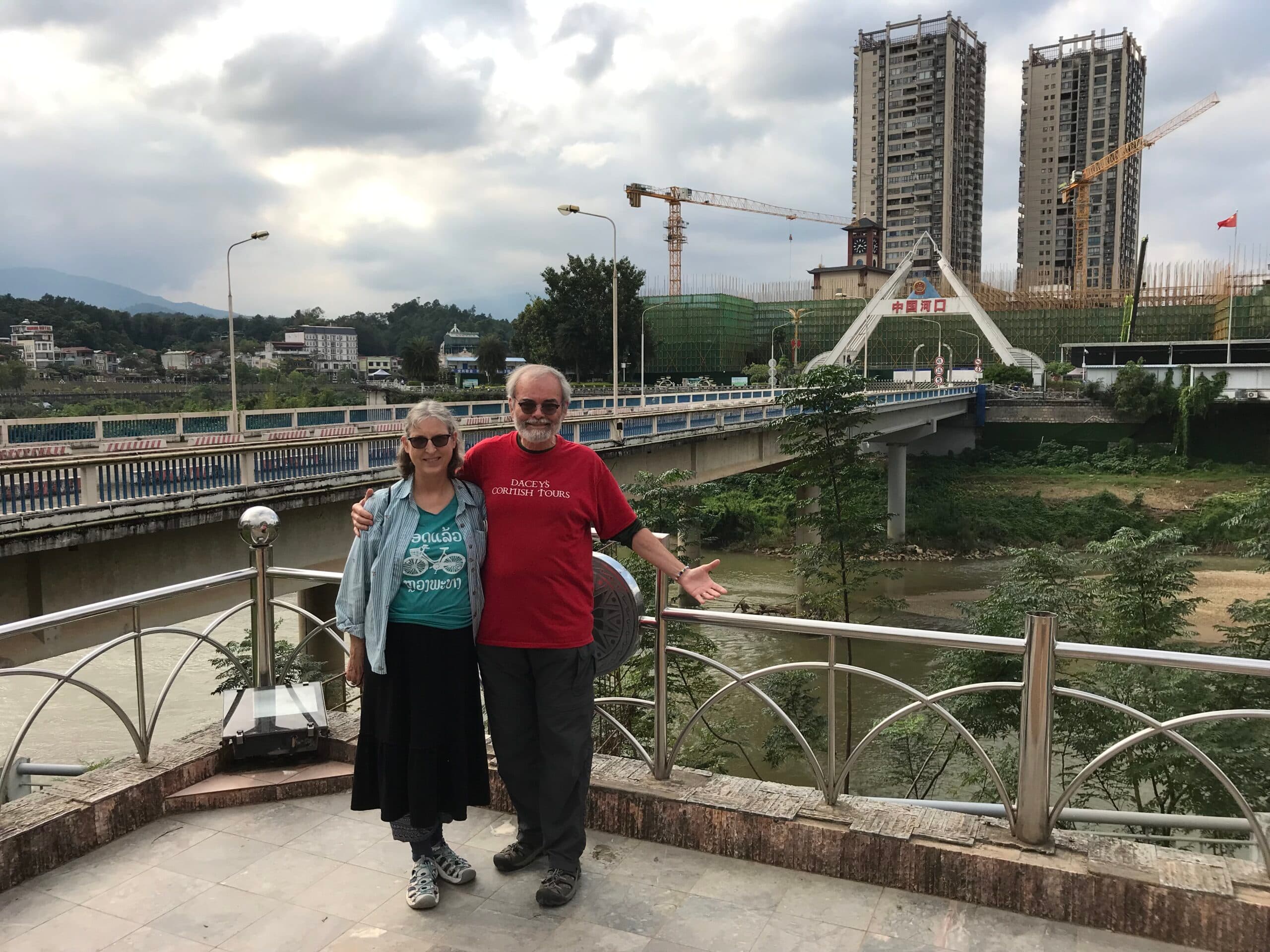 Rod, River border crossing between Lao Cai City, Vietnam, and Hakou, China;