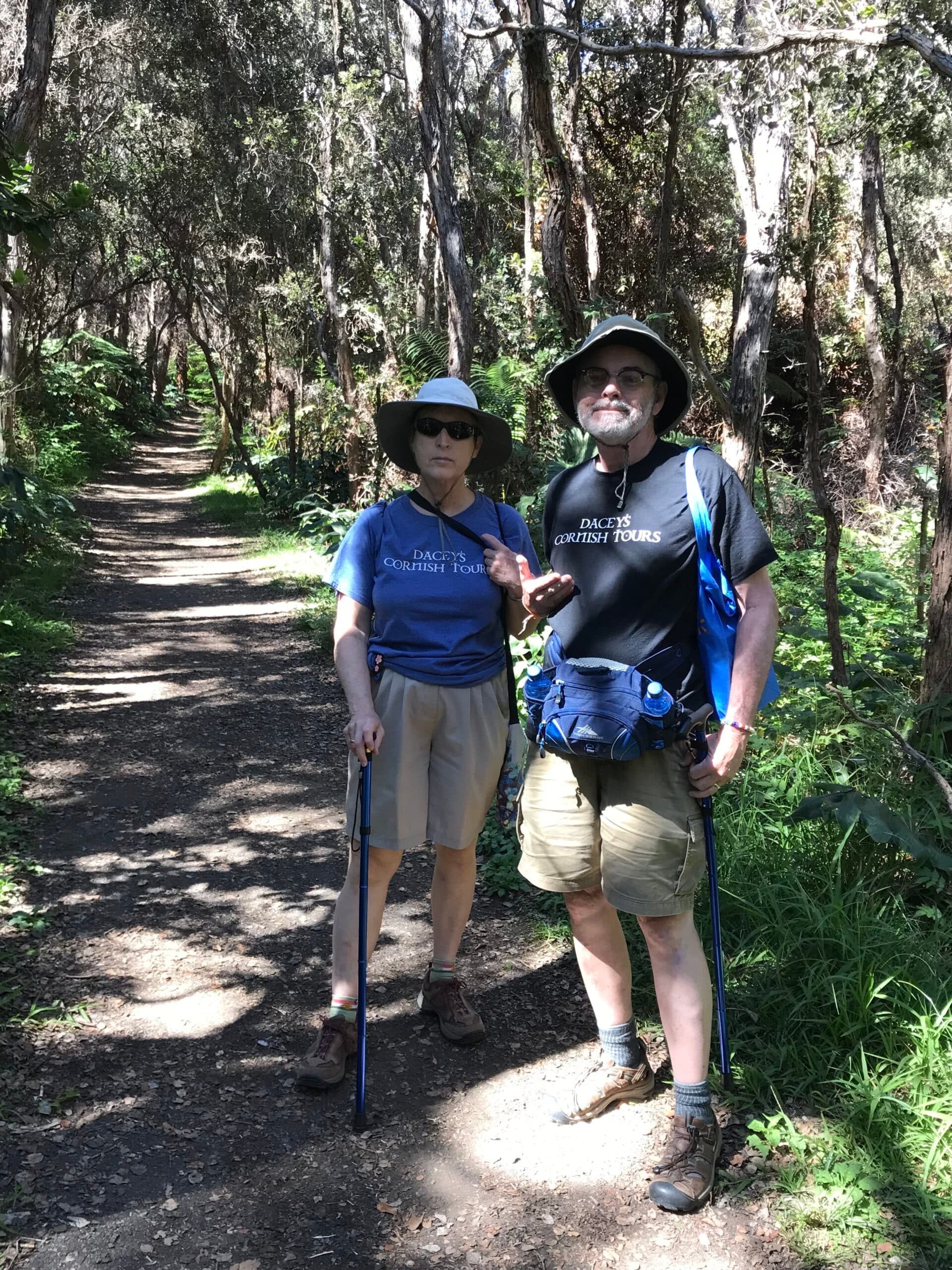 Karen & Rod, Volcano national park, Hawaii