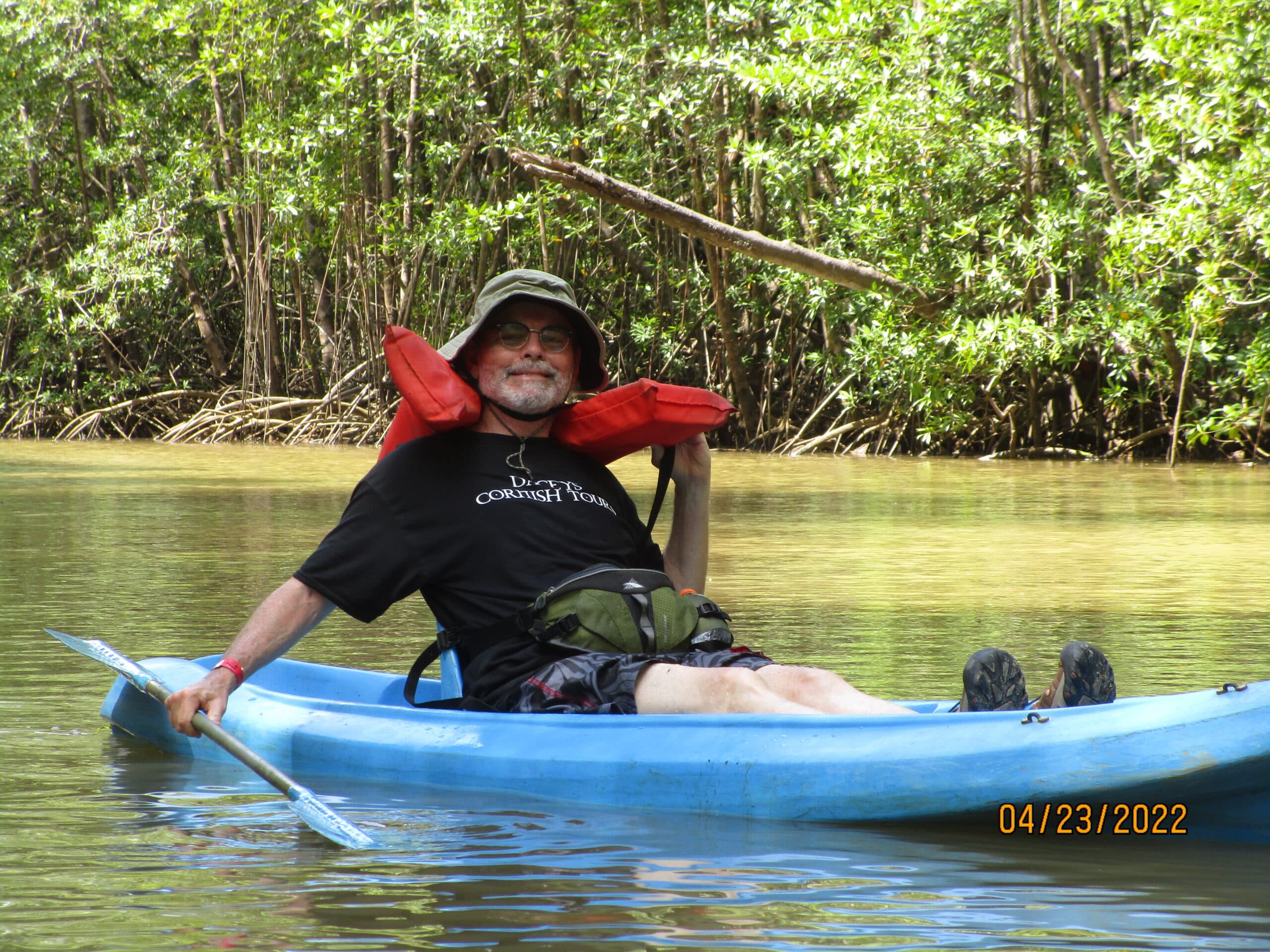 Rod, kayaking Damas Mangrove Delta, Costa Rica