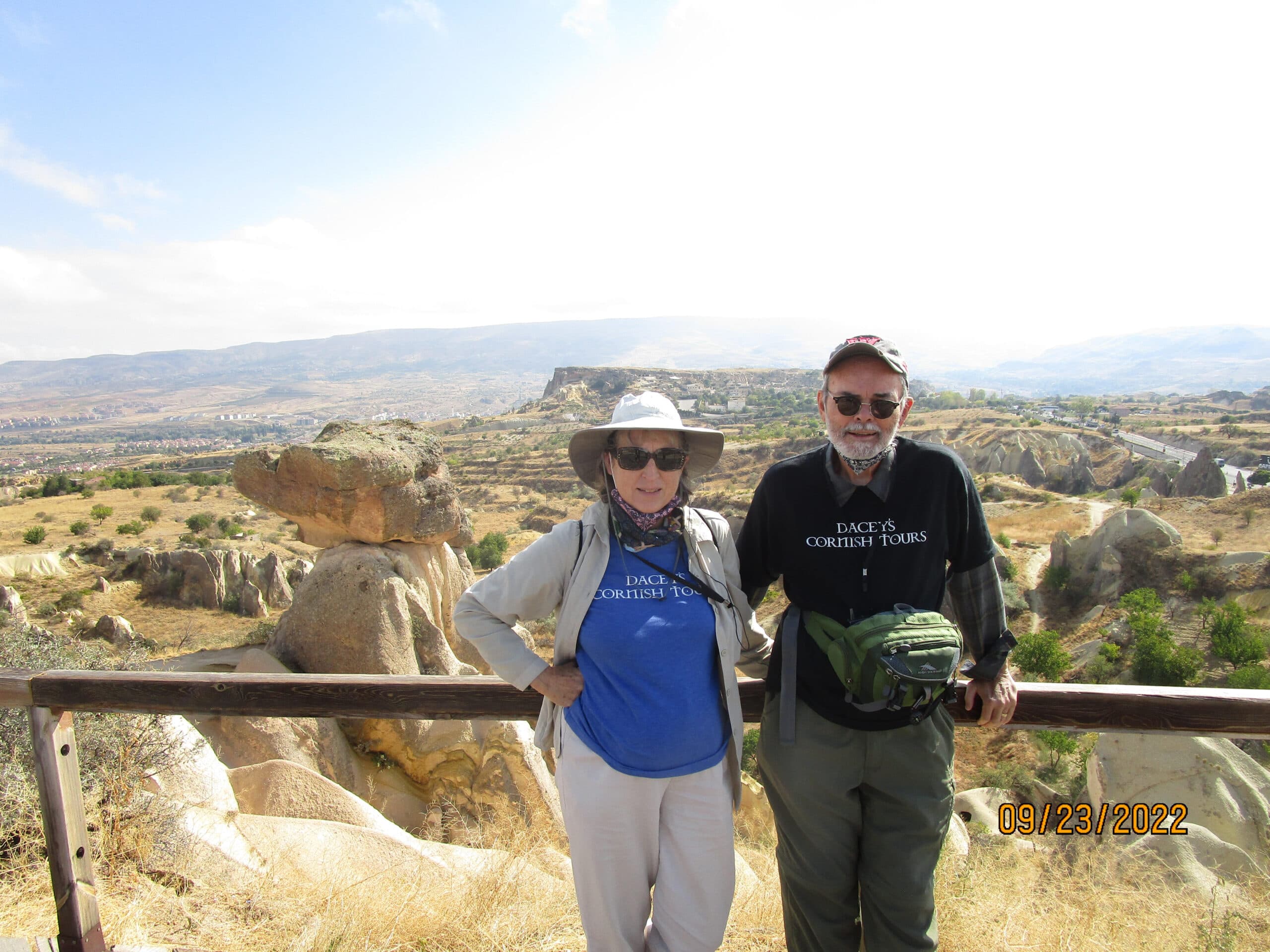 Rod & Karen, visiting Cappadocia, Turkey