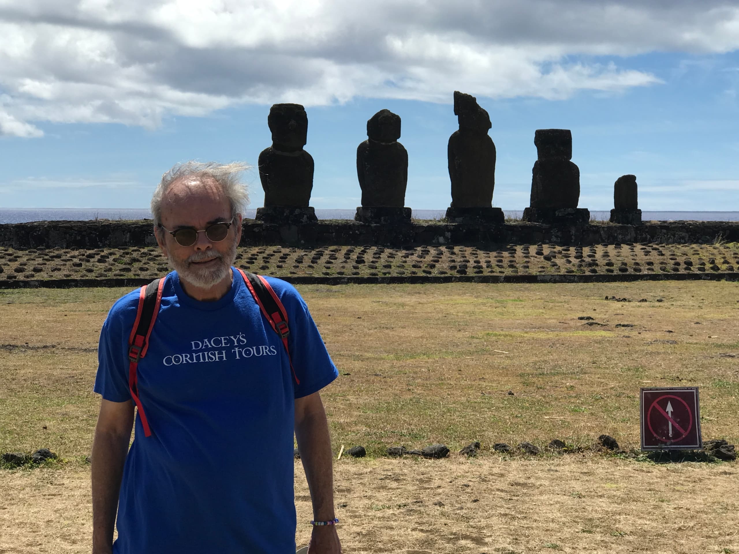 Rod on Rapa Nui Easter Island