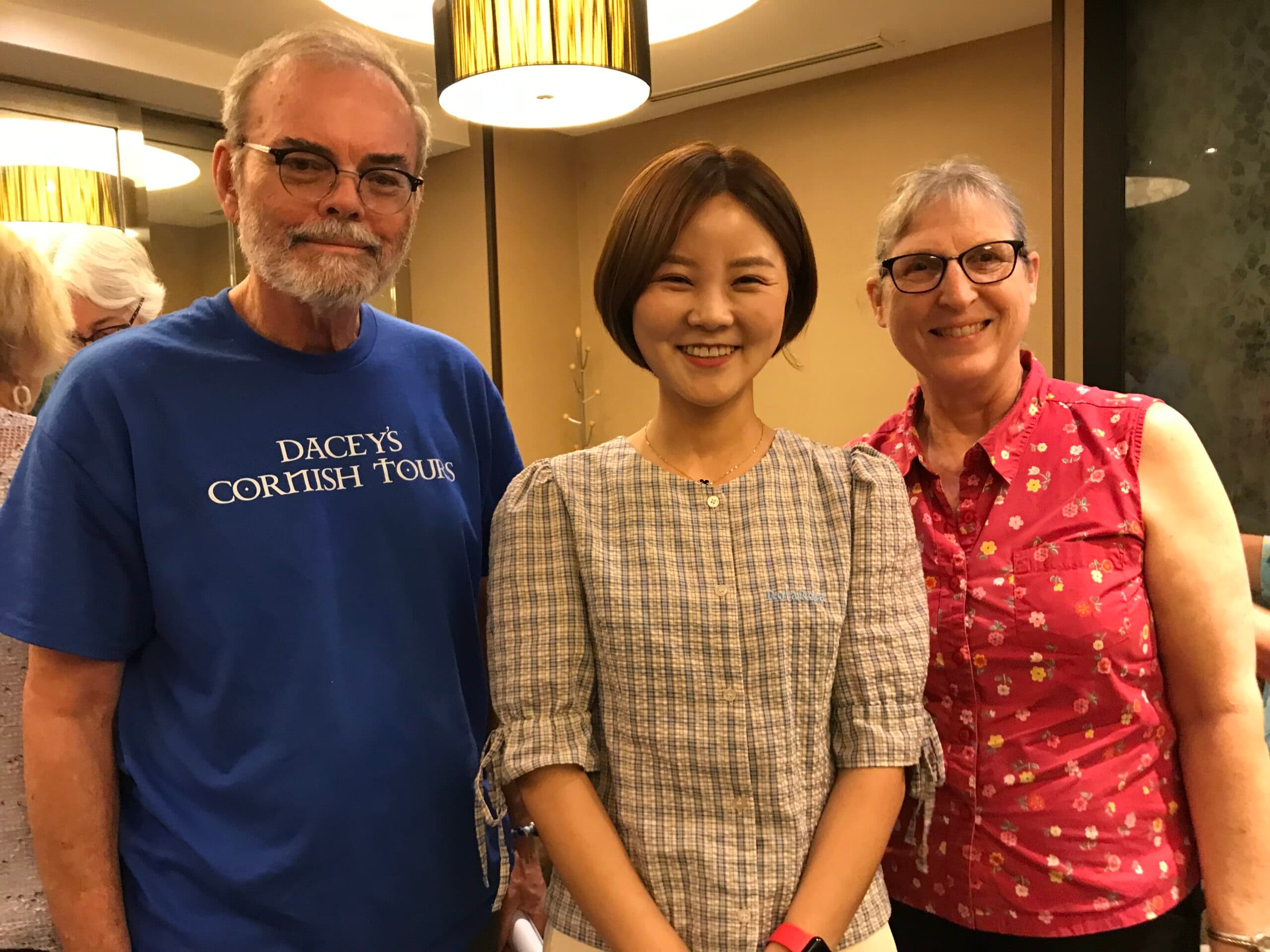Ron, meeting with Korean defector, South Korea