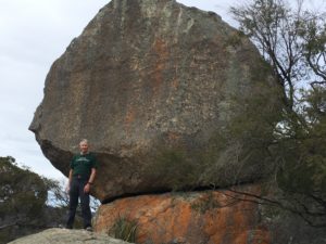 Dacey's Cornish toursJohn. visitng Girraween National Park, Queensland