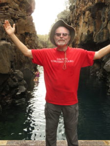 Dacey's Cornish toursRod, visiting Santa Cruz Island, Galapagos.