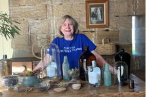 Dacey's Cornish toursKelsey, enjoying a sample of whiskey Shene Distillery, Tasmania