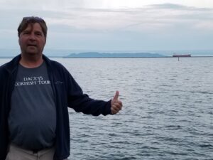 Dacey's Cornish tours David, visiting Thunder Bay Canada