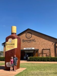 Dacey's Cornish tours Janet & Brian, Rum Factory Bundaberg, Australia