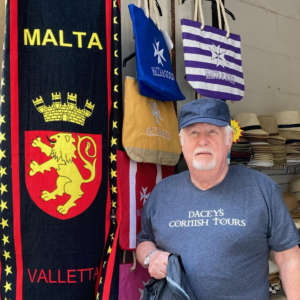 Dacey's Cornish tours Keith, visiting Malta