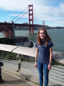 Dacey's Cornish tours Sophie, Golden Gate Bridge, San Fran